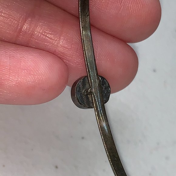 Turquoise and Coral Cuff Bracelet - Picture 3 of 8